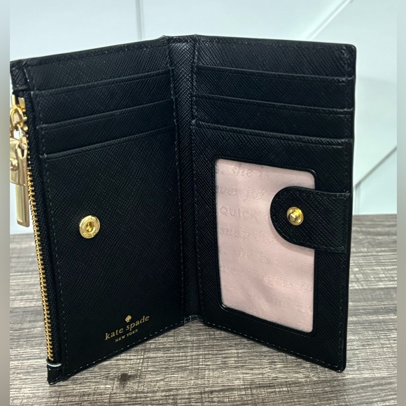 Kate Spade ♠️ Floral Slim Wallet with Storybook lining - Picture 3 of 8